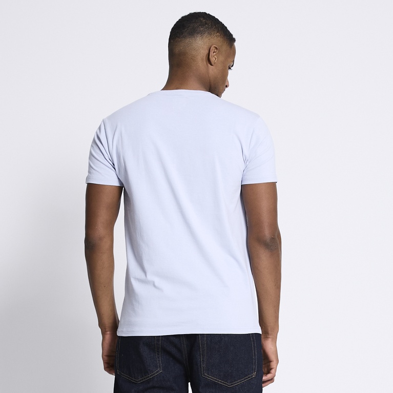 Premium basic tee "Casper" Blue